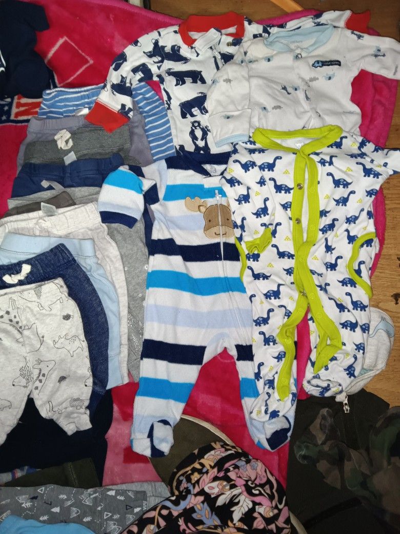 I Have A TON of Baby Boy Clothes Newborn And 0-3 Mo