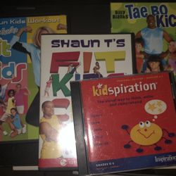DVDs Workout Videos For Kids And Learning Software