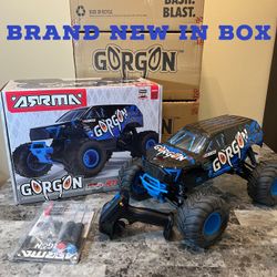 1/10 GORGON 2WD RTR Brushed Monster Truck, Blue