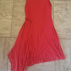 Max Studio Size Small Salmon Colored Sleeveless Dress 