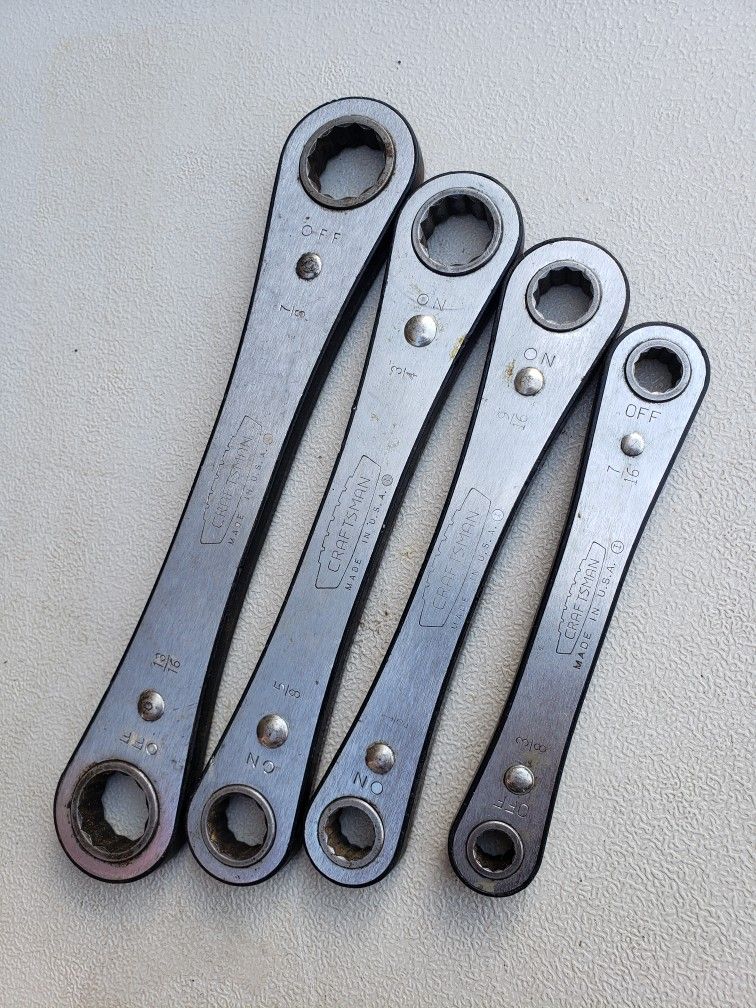 Craftsman Standard SAE Ratcheting Wrenches