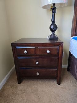 Brown night stand - one piece