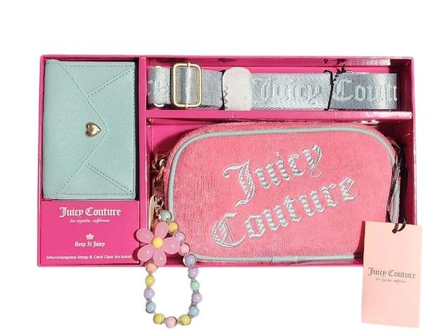 NWT Juicy Couture Roll Bags, Camera Bags And Clutch Bag Sets