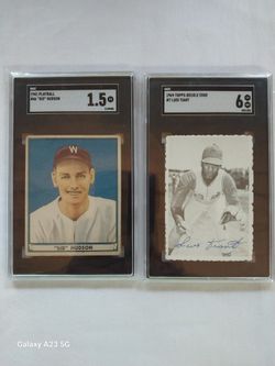 Nice Vintage SGC Graded Lot - 1941 Playball - 1969 Topps Deckle Edge