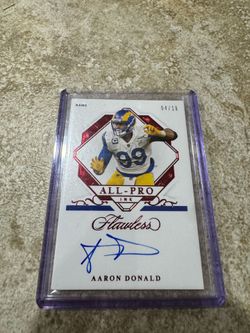 2012 Panini Flawless Aaron Donald /10 ON CARD auto