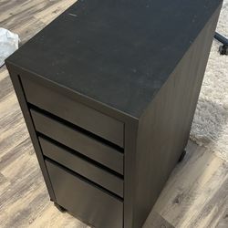 Black Filing Cabinet