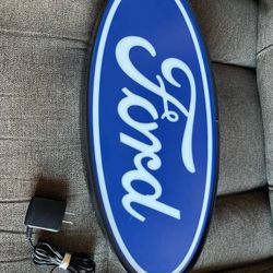Ford Automotive LED Display Light Logo Emblem Collection Great At Auto Shop 