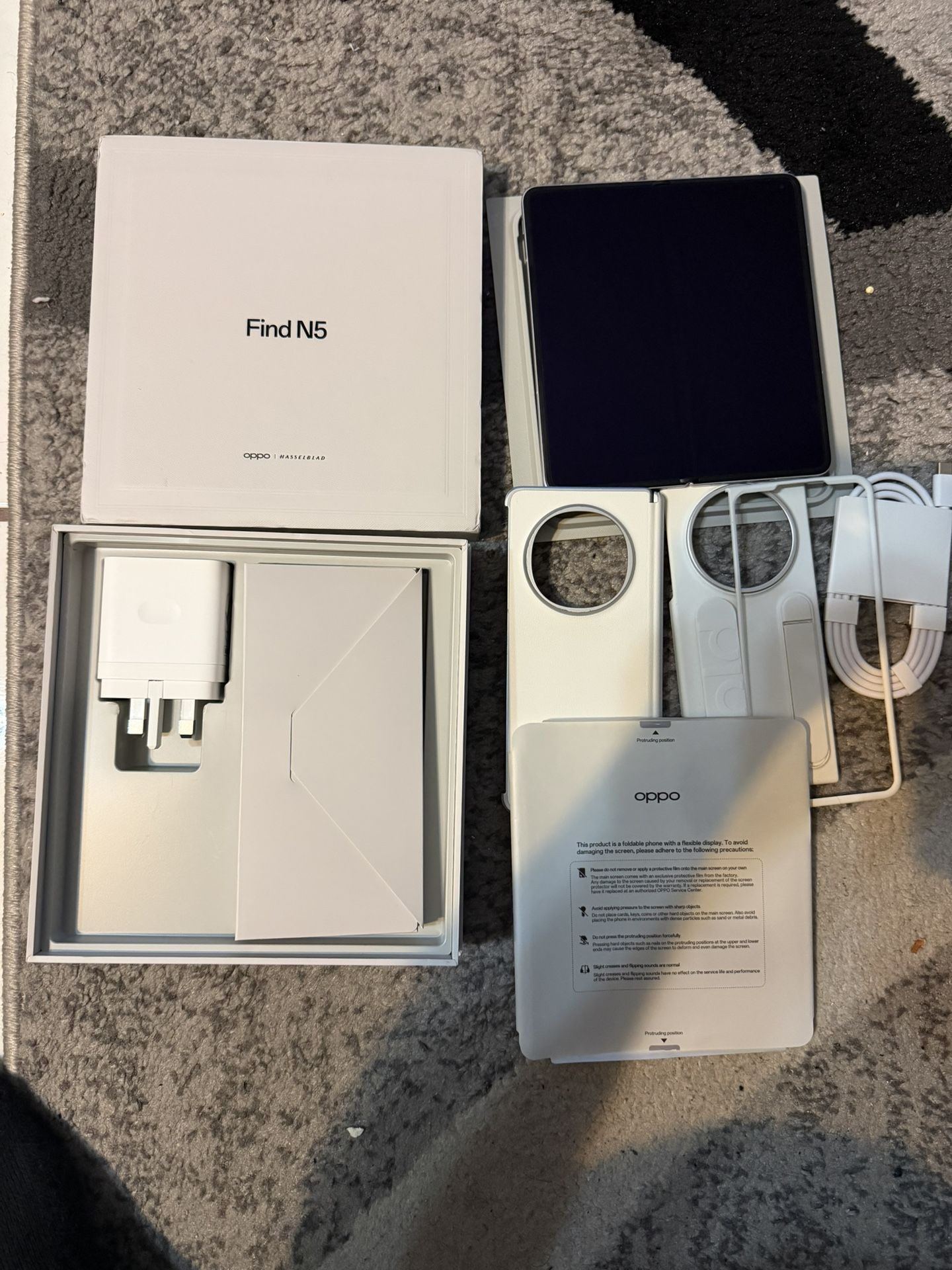 Oppo Find N5 512gb Unlocked Global Misty White