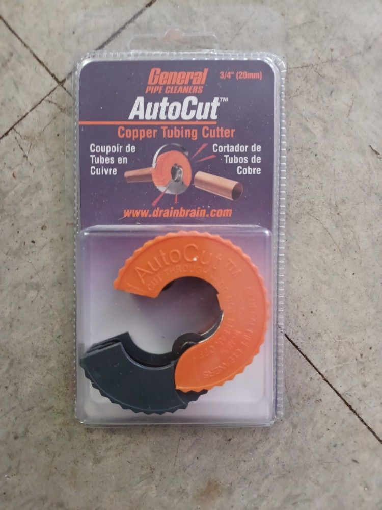 General Pipe Cleaners Auto Cut Copper Tubing Cutter 3/4 In