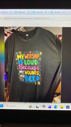 🌈 “My Worship Is Loud Because My Wounds Were Deep” Christian T-Shirt – Only $10! 🌈