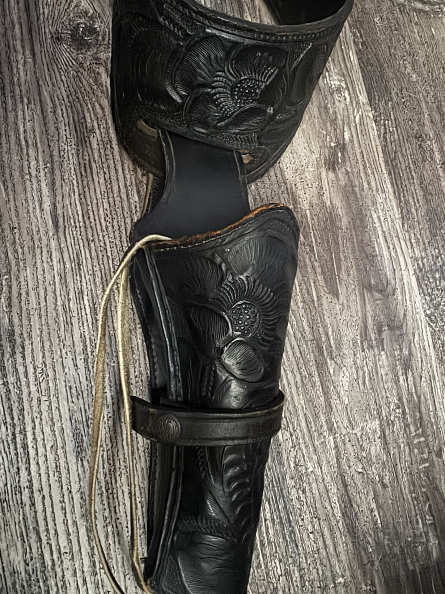 Black Cowboy Holster/belt