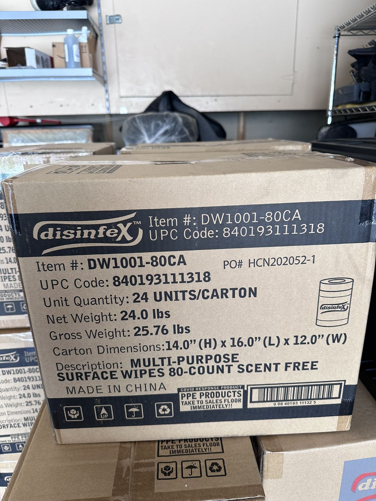 Disinfectant Wipes- Box