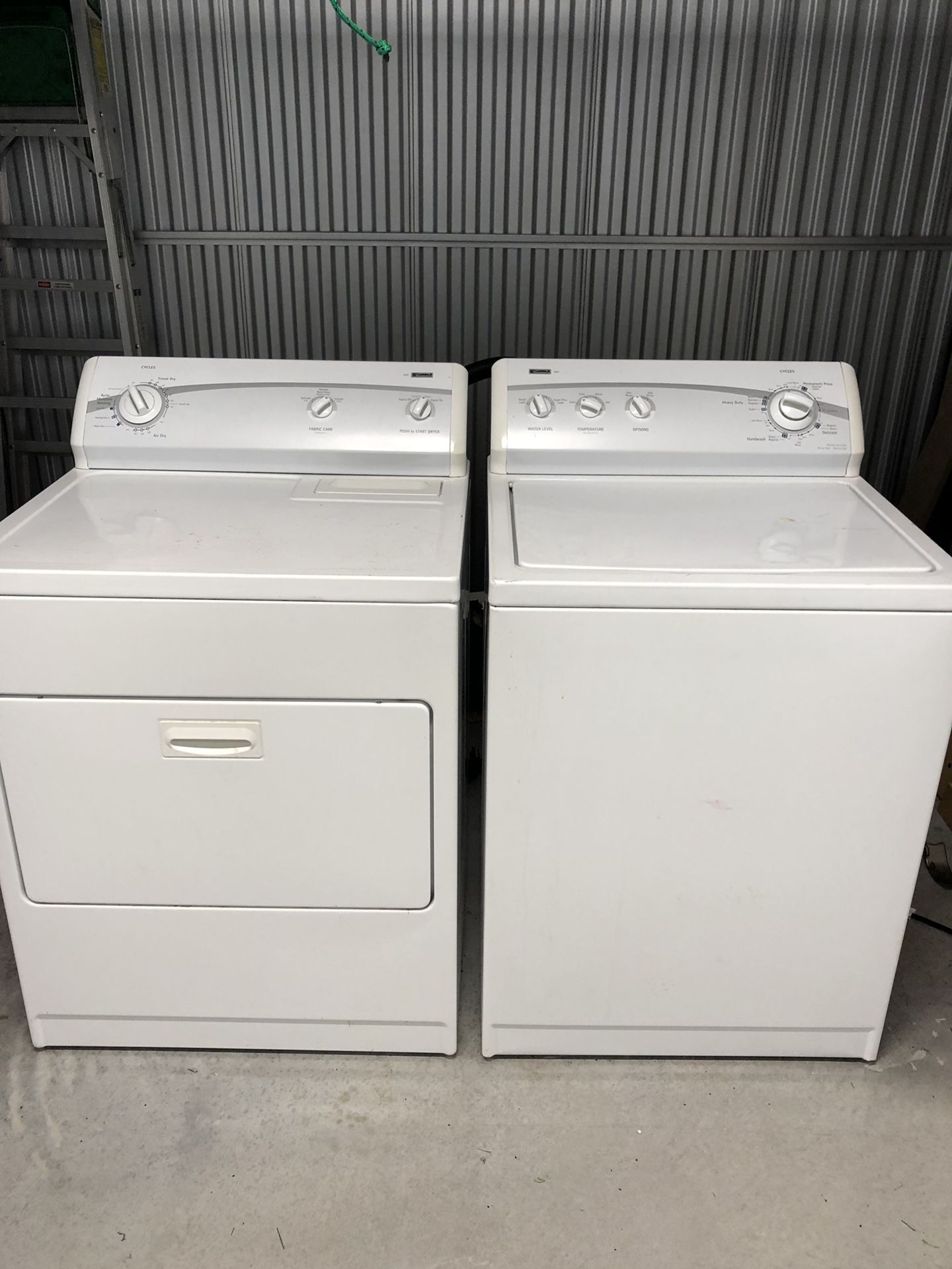 Kenmore 600 series Washer/Dryer