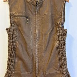 Montanaco Faux Leather Vest