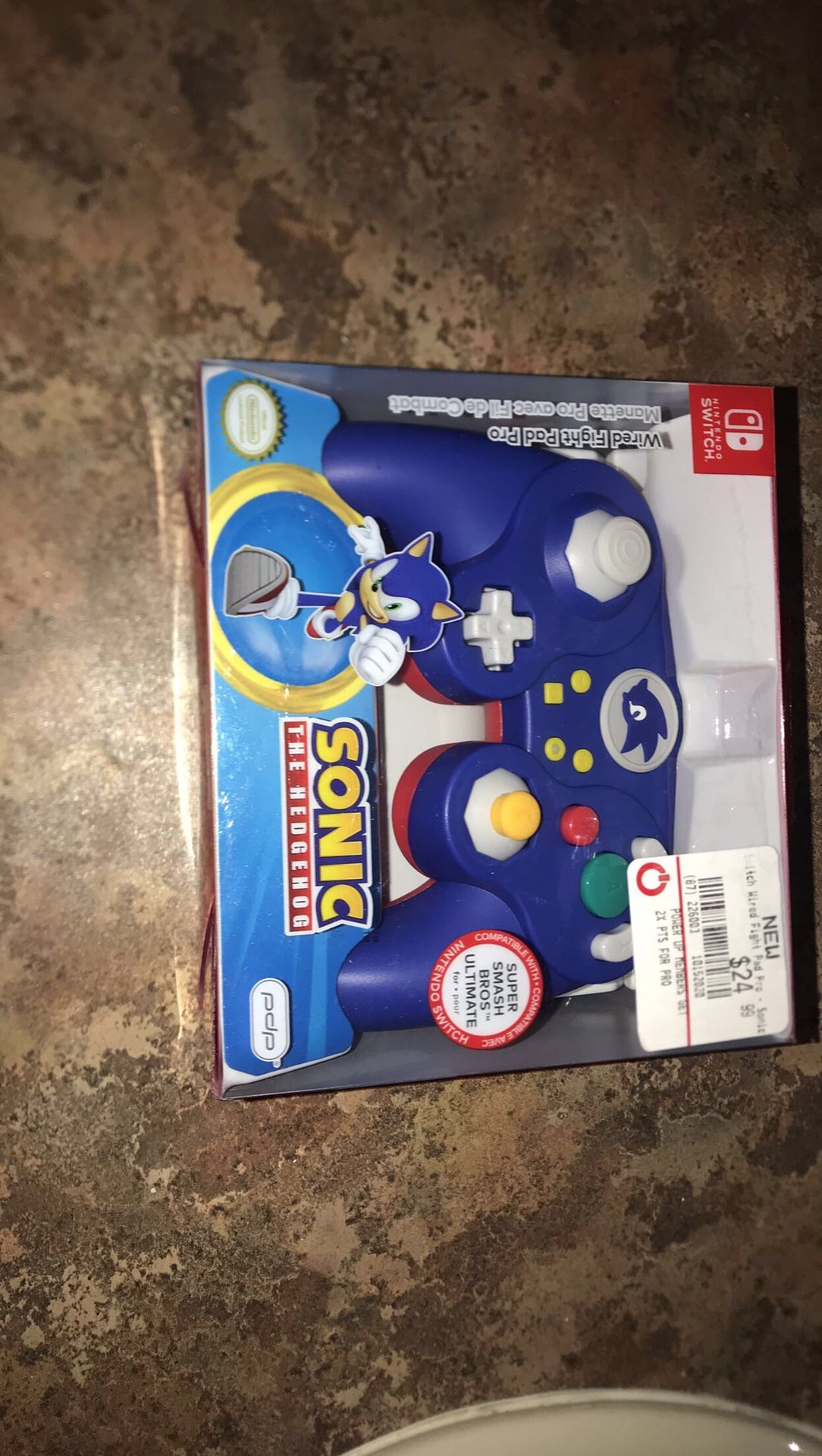 nintendo switch pro controller (sonic)