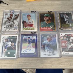 8 card baseball lot