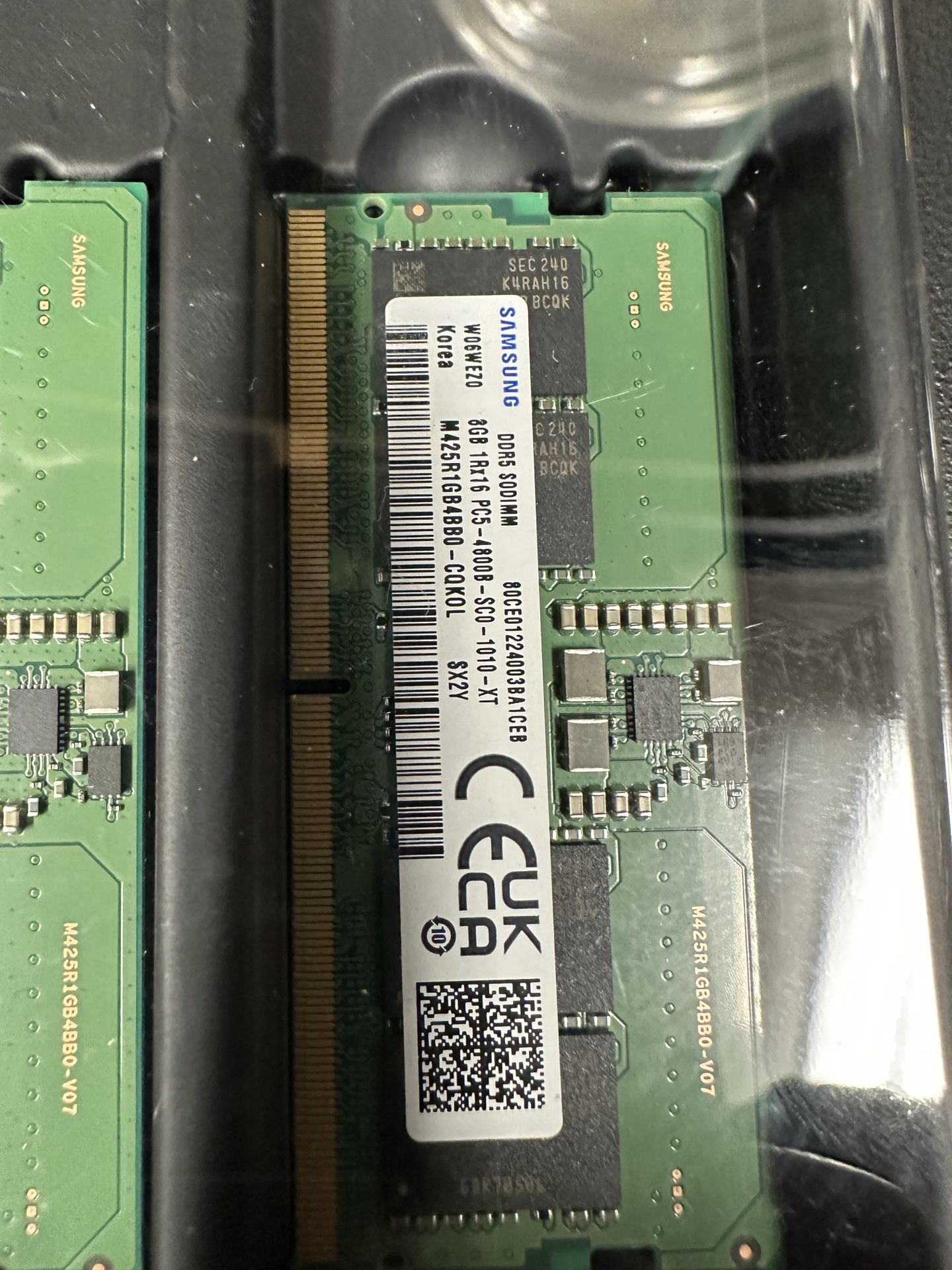 Samsung 16GB 2x 8GB DDR5 4800 MHz SODIMM Laptop Memory