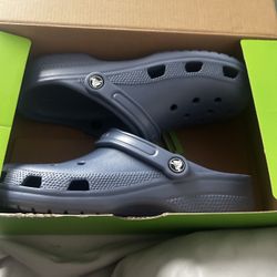 Navy Blue Crocs 