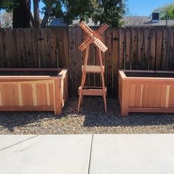 Premium Redwood Toungue And Groove Planters
