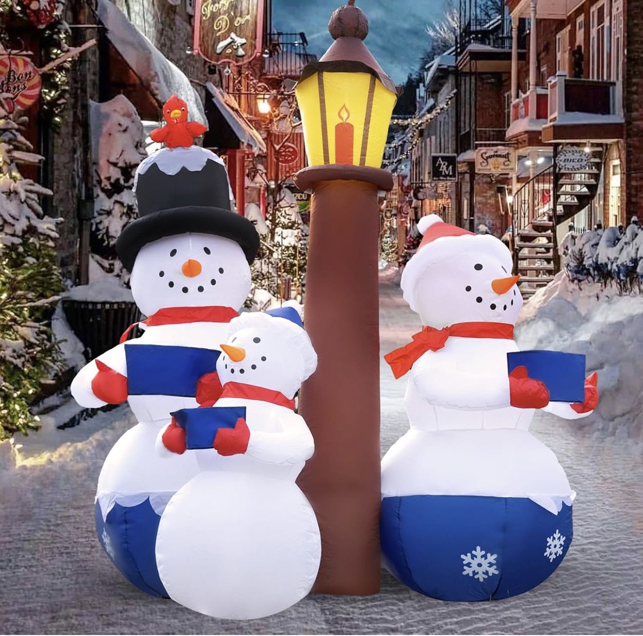 6.6ft Christmas Inflatable Outdoor Decorations