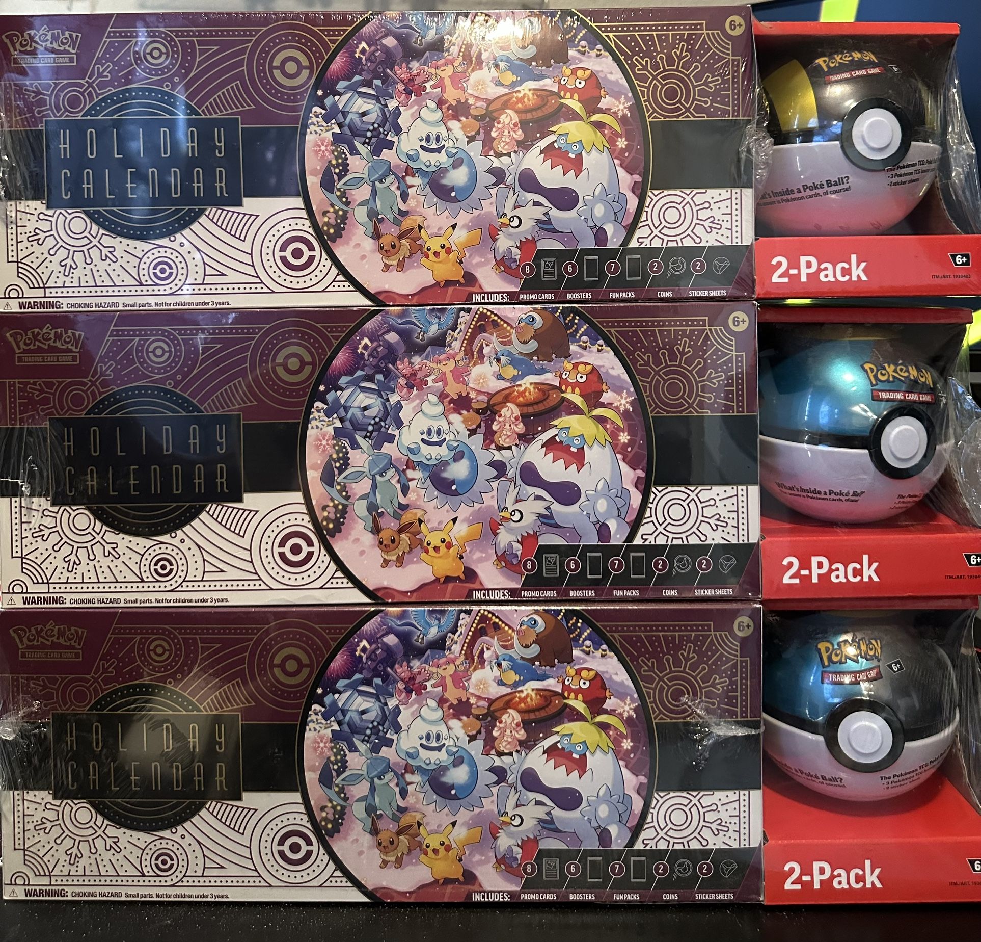 Pokemon Costco Pokemon Holiday Calendar and Great Ball Bundle