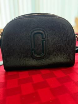 Marc Jacobs black leather crossbody bag