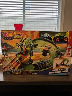 Hot Wheels, Monster Trucks, Sharks Versus Dinos, Dragon Demolition
