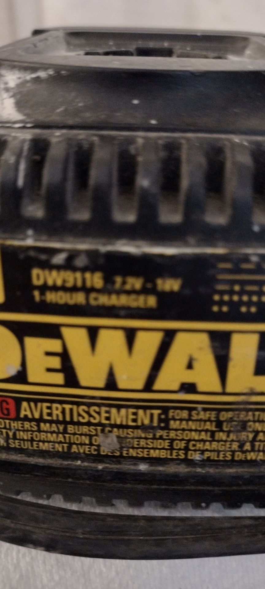 DeWalt battery charger
