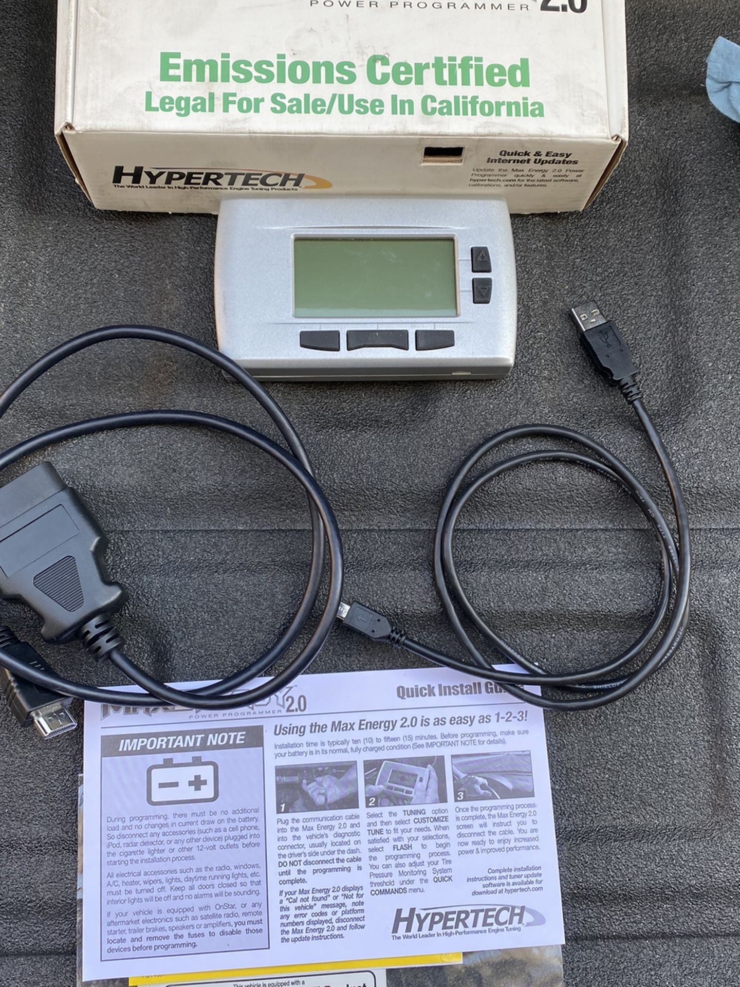 Speedometer Programmer Hypertech Max Energy 2.0 Power Programmer Tuner Speedometer Calibrator ...