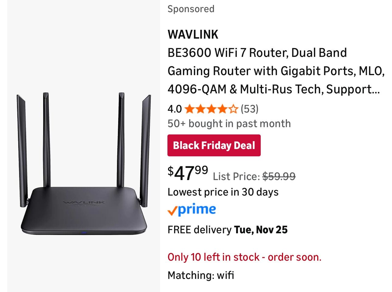 WavLink Wifi Router