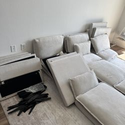 Selling new cushions and parts for a modular/sectional sofa.