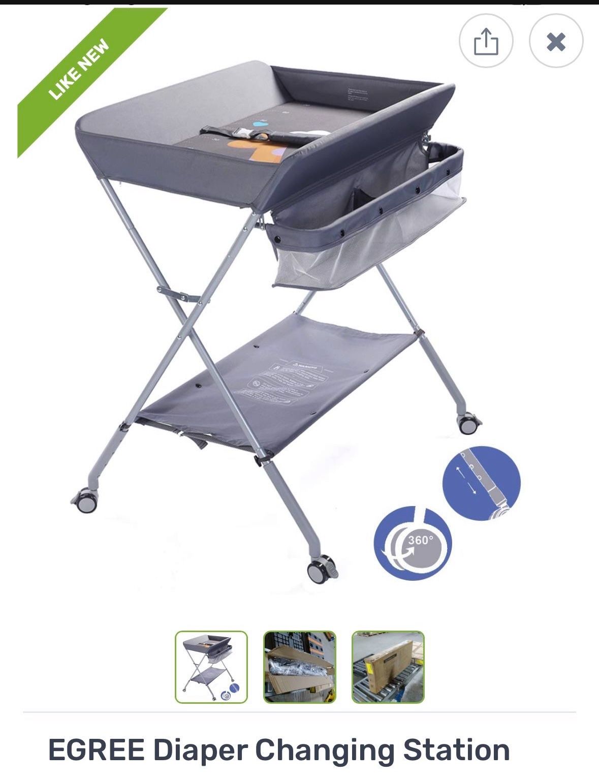 EGREE Diaper Changing Station