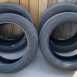 FOUR USED TIRES 