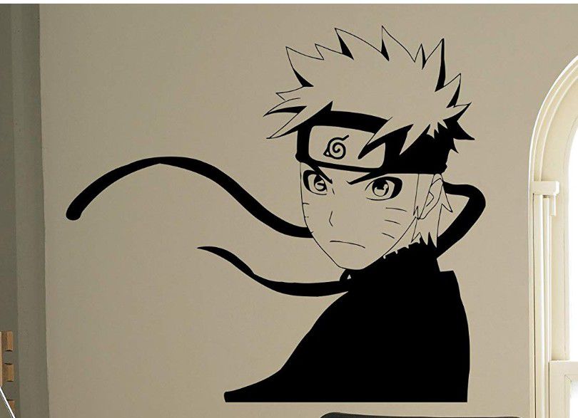 Japanese Anime manga wall art decal sticker Naruto and Dragon Ball Z