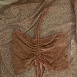 Nude Halter Top