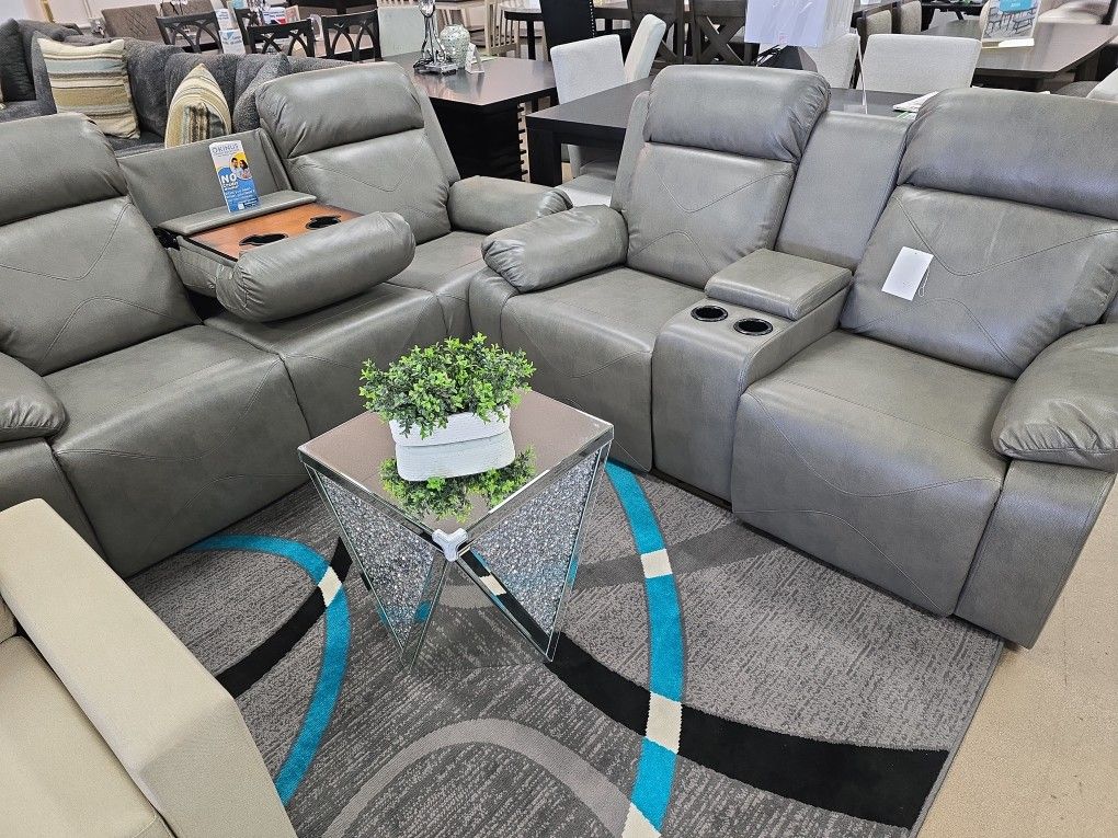 Sofa Love Seat 2pc Power Recliner