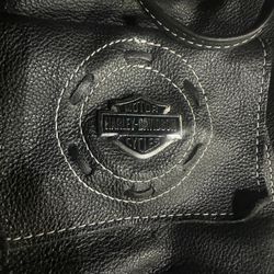 Harley Davidson Vintage Genuine Leather Bucket Bag