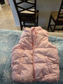 Kids Pink Puffer Vest