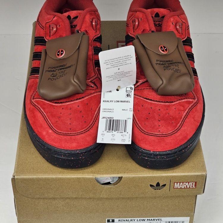 Adidas Marvel x Rivalry Low Deadpool JR2480 Men display picture 2