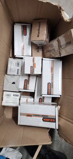 Box of new locks