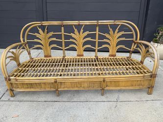 Vintage Rattan & Bamboo sofa
