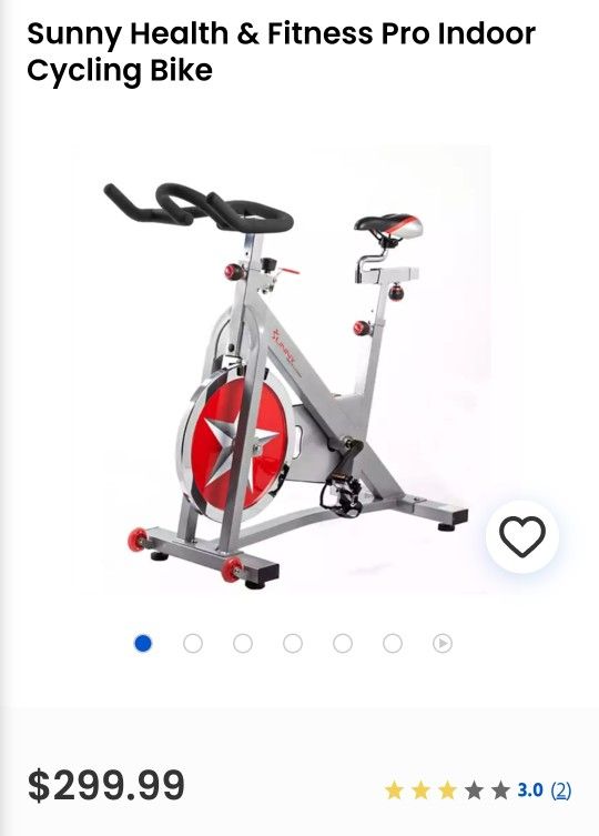 Sunny Health Fitness Pro Indoor Cycling Bike