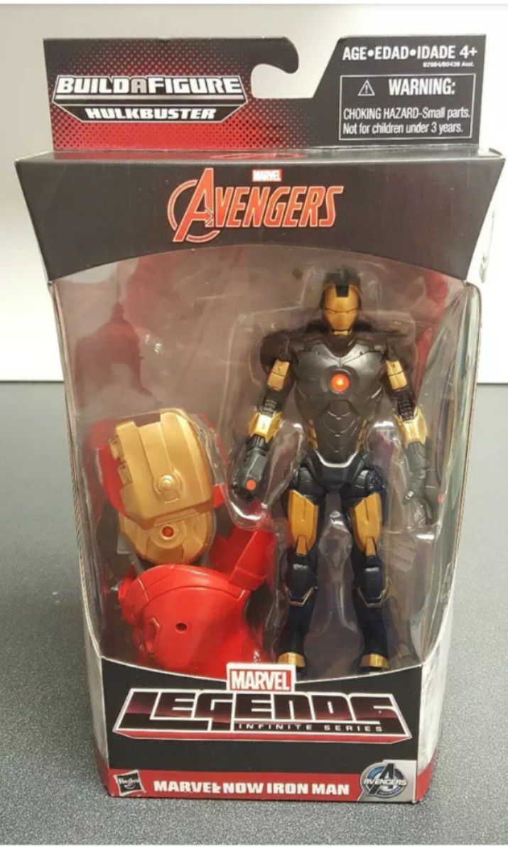 Marvel Legends Iron Man Collectible Action Figure Toy with Hulkbuster Build a Figure Piece
