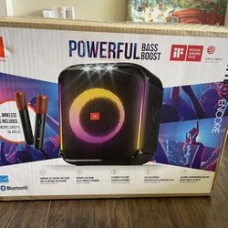 Jbl partybox encore speaker with 2 wireless micro ( new inbox )