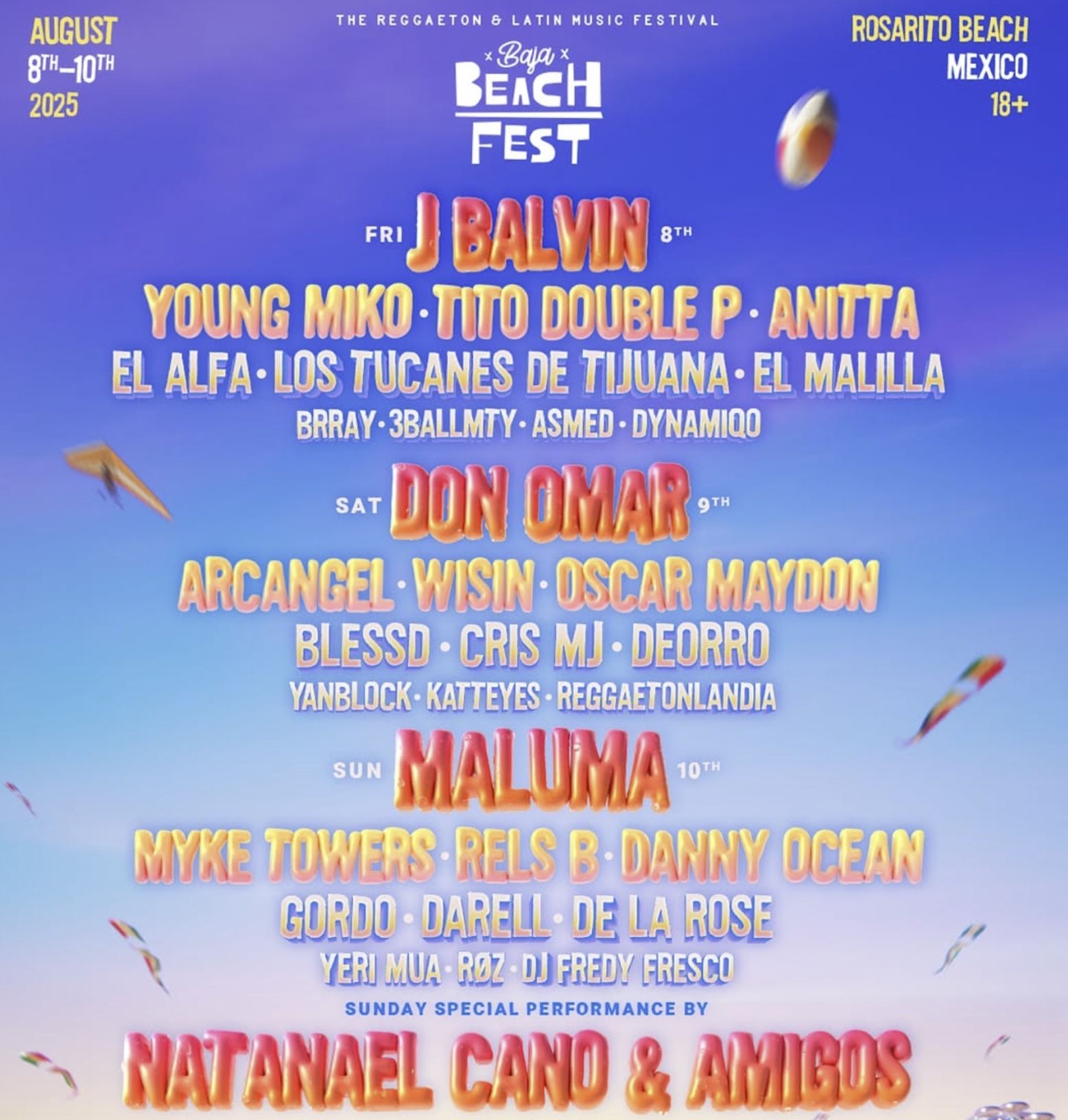 3-Day GA+ Baja Beach Festival 2025