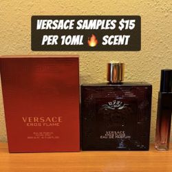 Versace Eros Flame 10mL Samples.                                (Read Description)