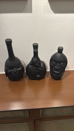 Vintage Pisco Glass Bottle Decoration 