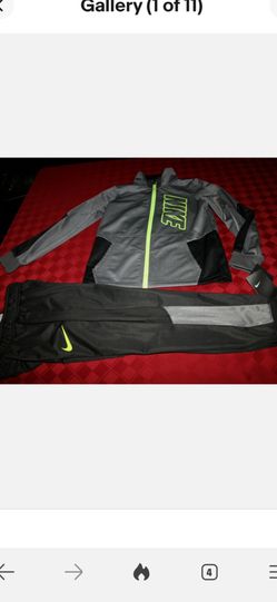 2 PIECE BOYS NIKE ATHLETIC OUTFIT NEW SZ 6