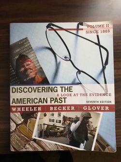 Discovering the American Past by Wheeler, Becker and Glover