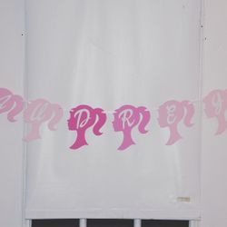 Barbie Name Banner